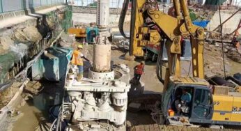 Full Casing Full Rotation Drilling Rig Drilling Cast-in-Place Pile Construction Method!