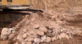 The Cast-in-Place Piles Are Constructed in the Pebble Geological Layer